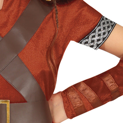Vikingflicka Kostym