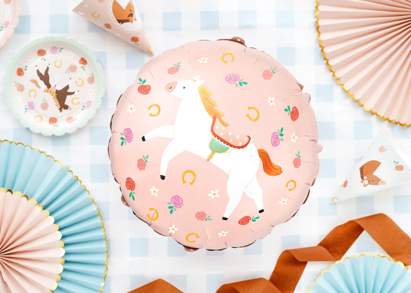 Häst Helium Ballong Tom 45cm