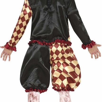 Skräck Clown Halloween Kostym Herr Röd
