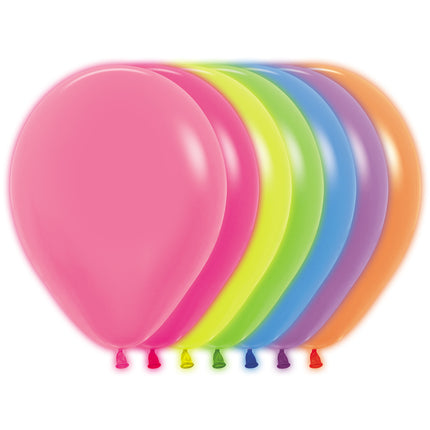 Ballonger Neon Mix 23cm 50st