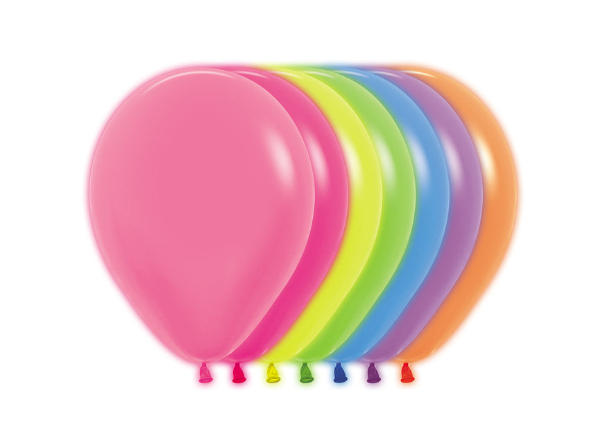 Ballonger Neon Mix 23cm 50st