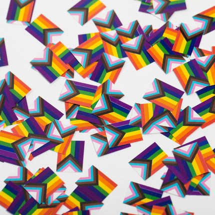 Rainbow Table Konfetti Papper Progress 150st