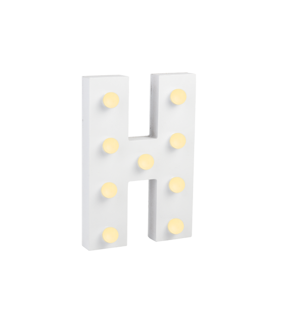 H Ljus bokstav 16,5 cm