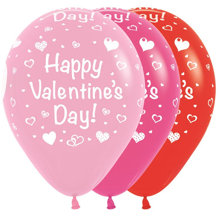 Ballonger Happy Valentines Day Mix 30cm 25st