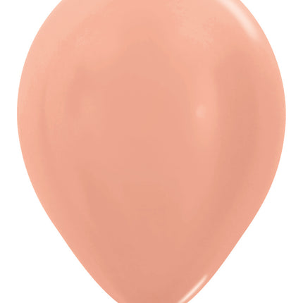 Ballonger Metallic Roséguld 30cm 50st