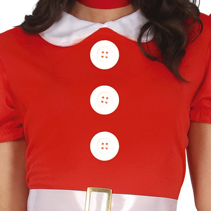 Mimmi Pigg Kostym Röd Vit Dam