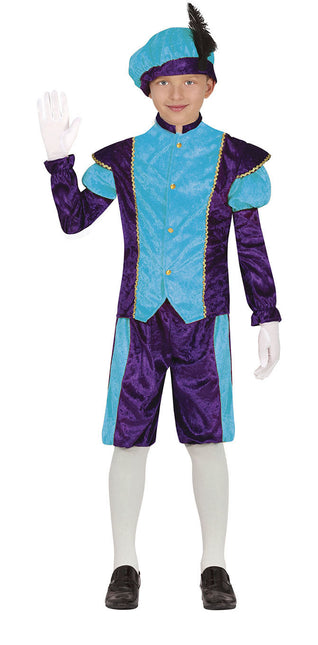 Pietenpak Kind Ljusblå/lila