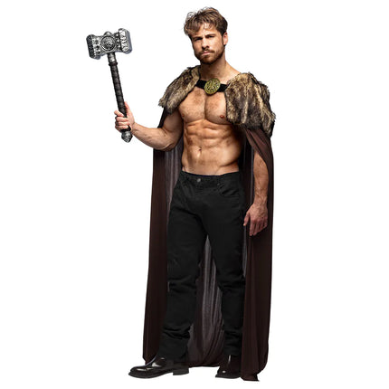 Svart Silver Falsk Yxa