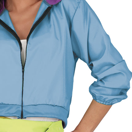 Neon 80S Party Girl-dräkt för kvinnor