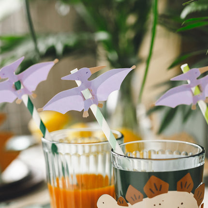 Dino Sugrör 19,5cm 6st