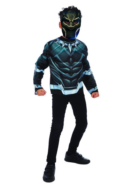 Black Panther Kostym Barn 7/8 år