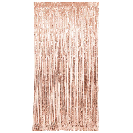 Roséguld Dörrgardin Metallic 2m