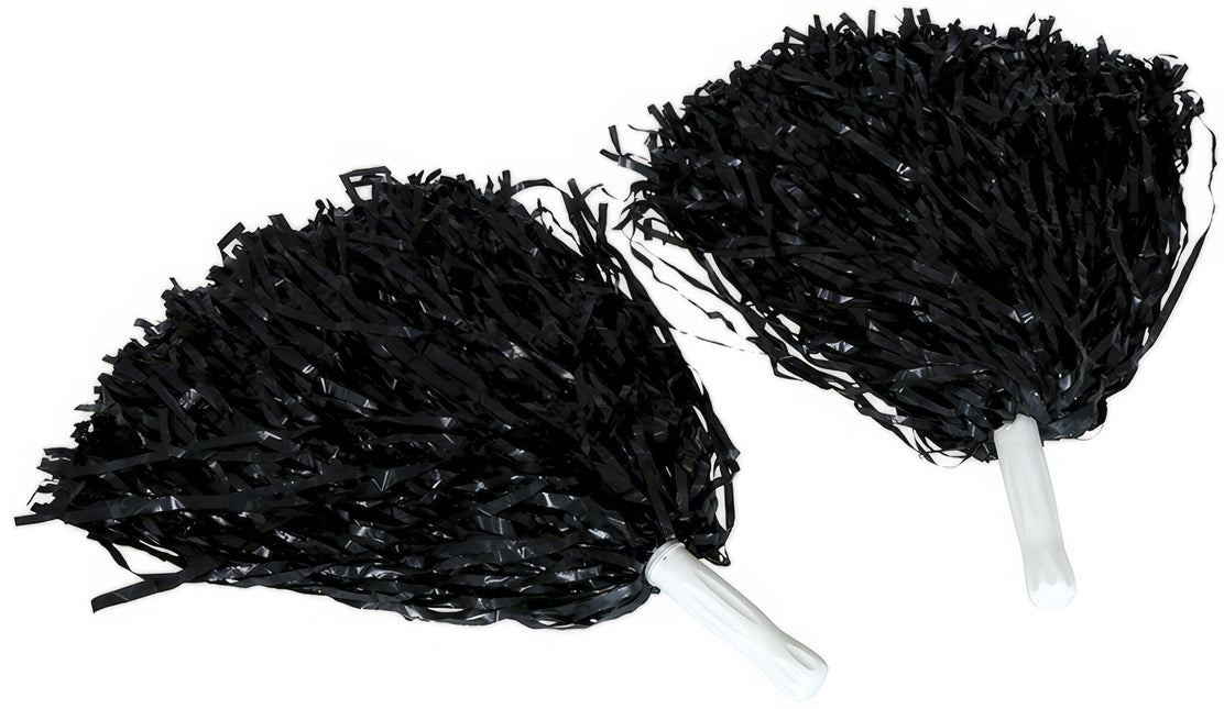 Svarta Pompoms 2st