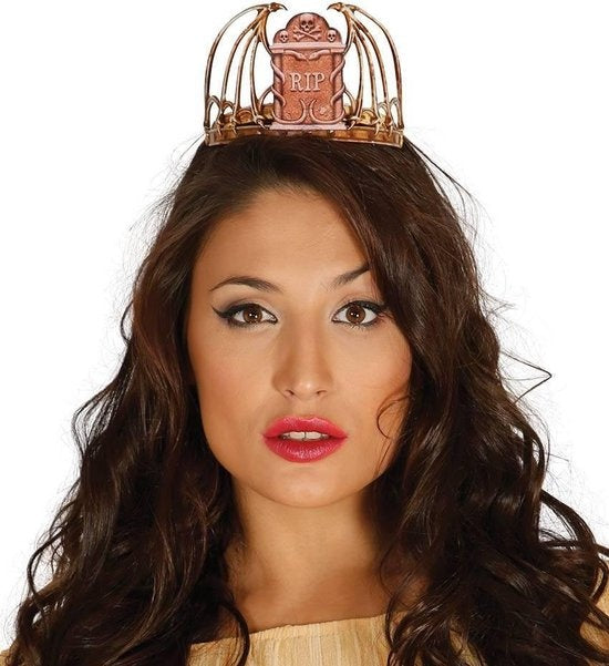 Halloween hårband gravsten