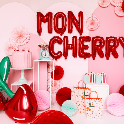 Folieballong Bokstav P Röd Tom 35cm