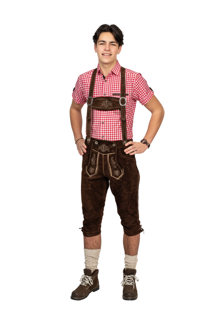 Lederhose Brun Herr Lång