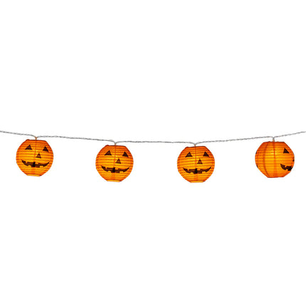 Ljusgirlang LED Halloween Pumpor 1,85m