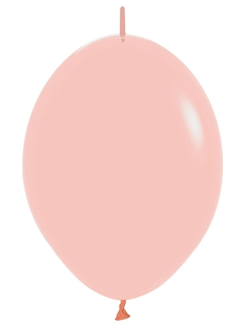 Ballonger Pastell Matt Melon 30cm 50st