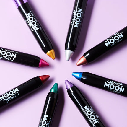Cosmic Moon Metallic Body Crayons Silver 3,2 g
