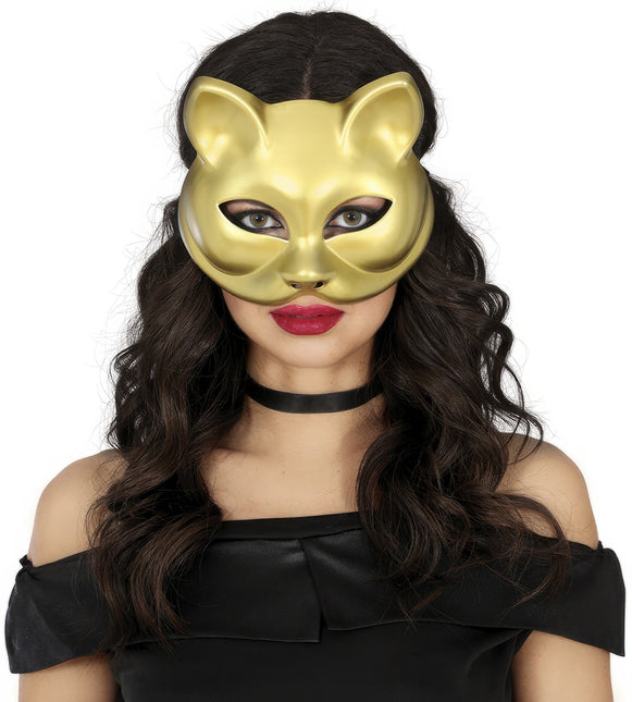 Cat Eye Mask Guld