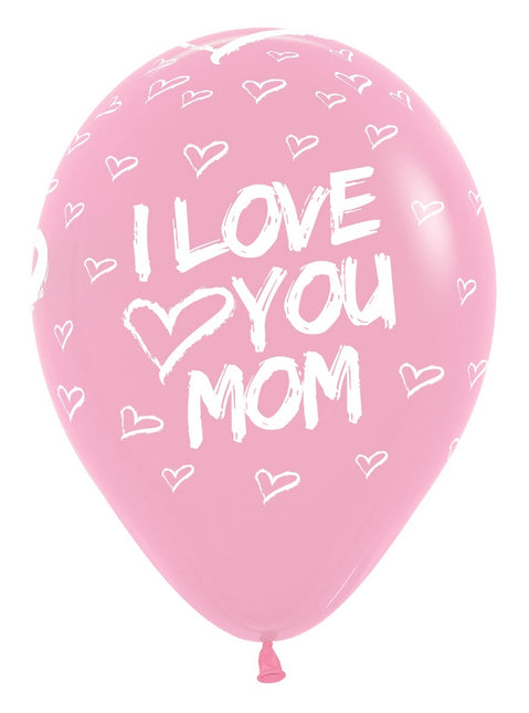 Ballonger I Love You Mom Mix 30cm 25st