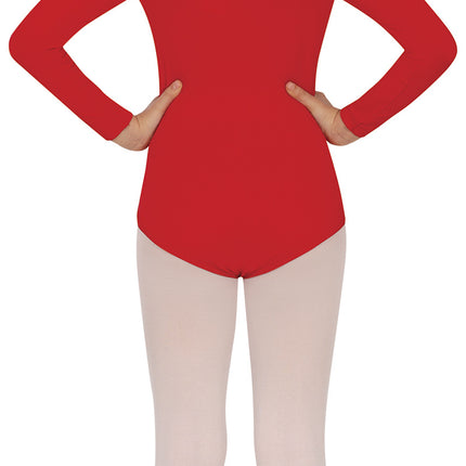 Trikå för flickor Röd