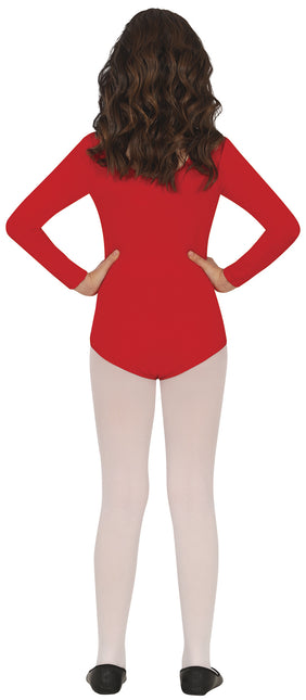 Trikå för flickor Röd