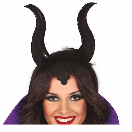 Halloween hårband horn