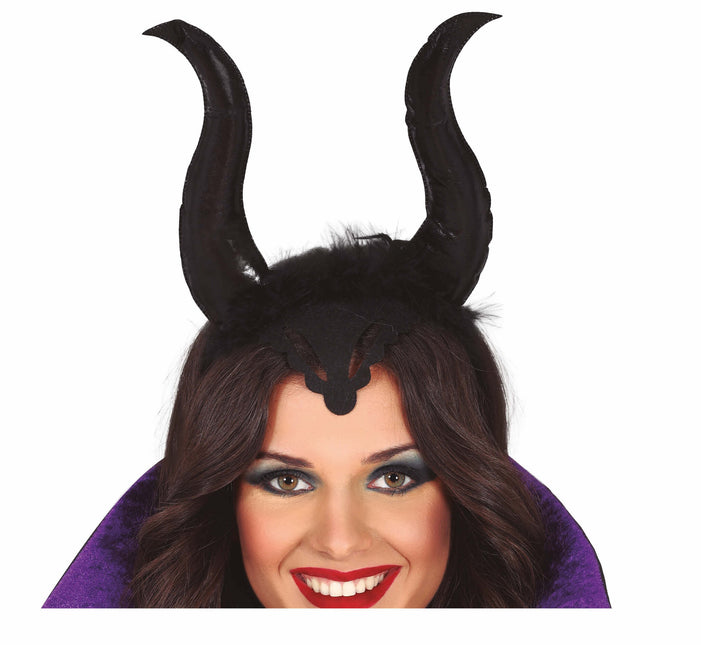 Halloween hårband horn