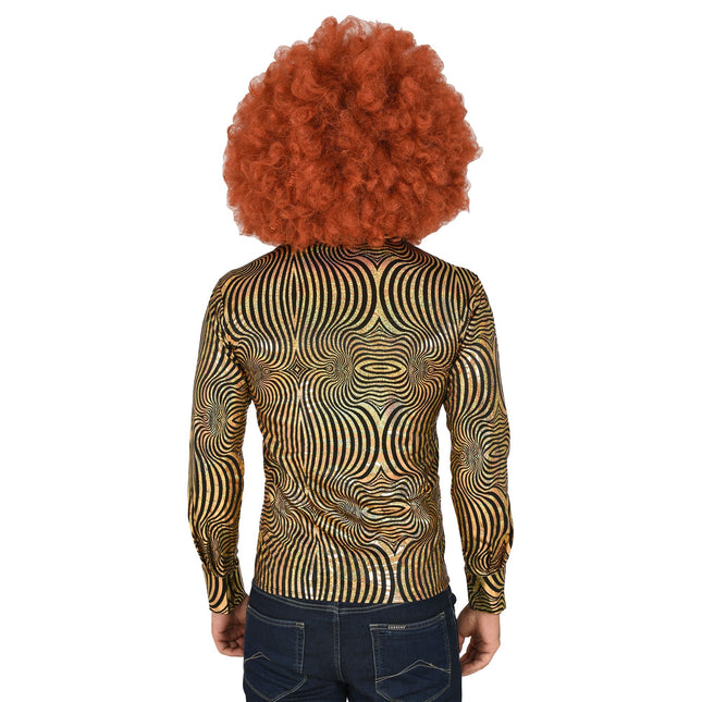Disco 70S Blus Guld Herr