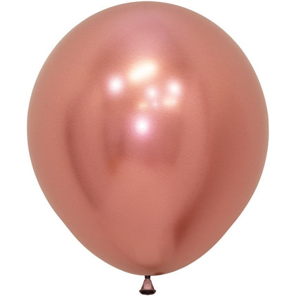 Ballonger Reflex Rose Gold 45cm 6st