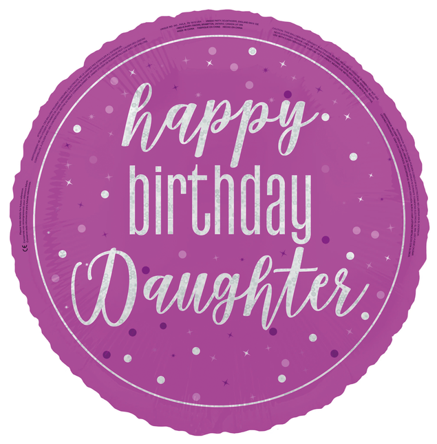 Happy Birthday Heliumballong Tom Dotter 45cm