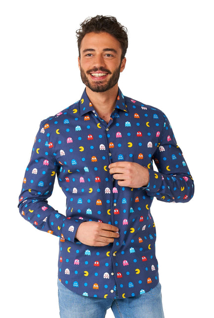 Pixel PAC-MAN Skjorta Herr <tc>OppoSuits</tc>