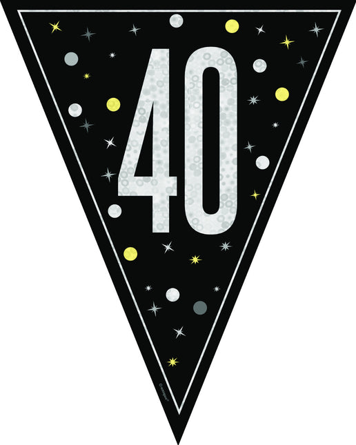 40 års flagga 2,74m