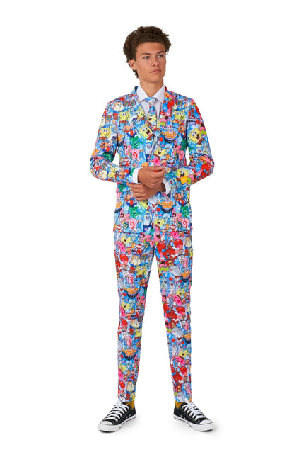 SpongeBob Frenzy Kostym Pojke Tonåring <tc>OppoSuits</tc>