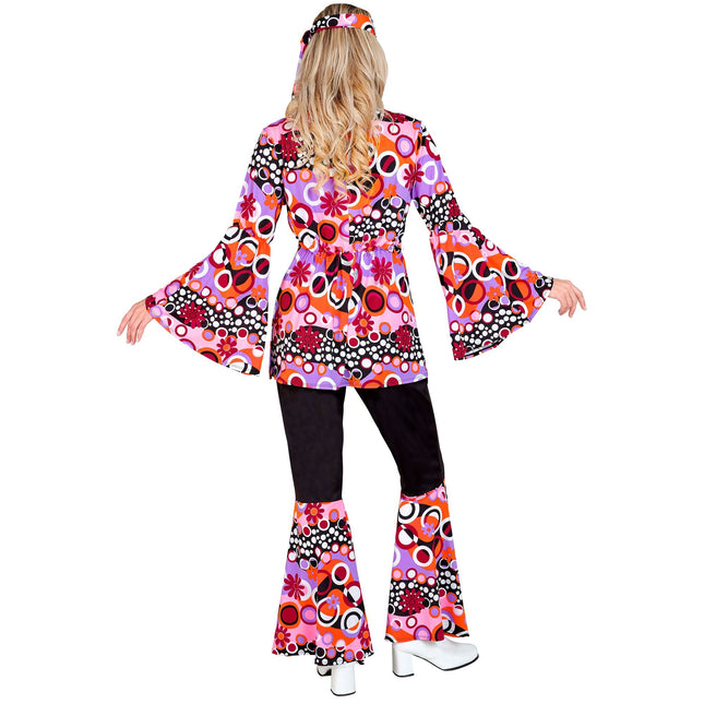 Disco Kostym Rosa Dam 3 delar