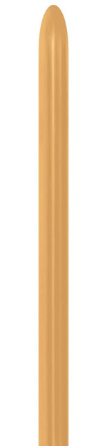 Modelleringsballonger Metallic Guld 2,5cm 152cm 50st