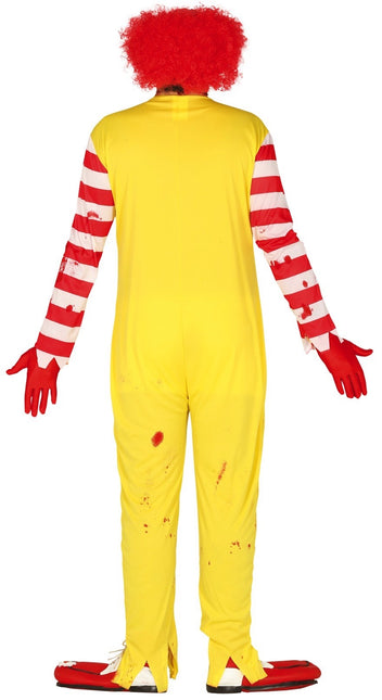 Zombie Clown Halloween Kostym Herr L