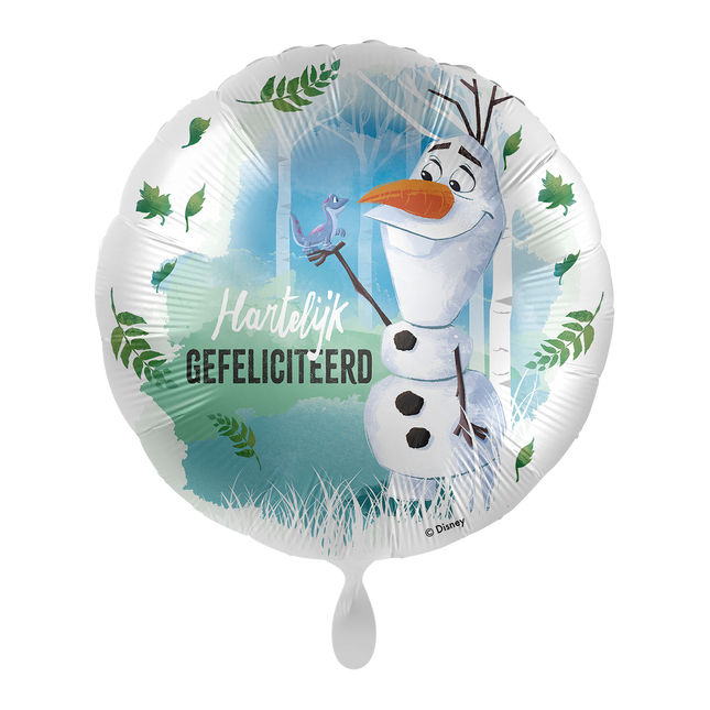 Frozen Helium Ballong Olaf Tom 43cm