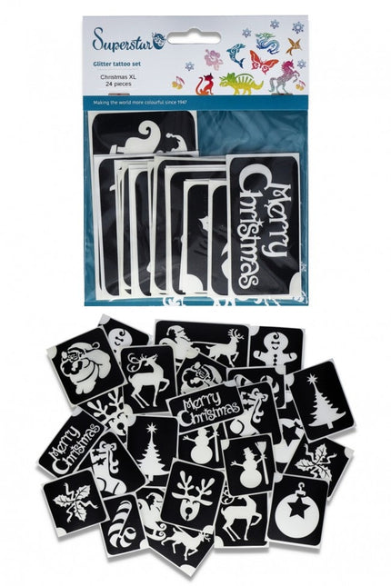 Jul Tatuering Stencil 24st