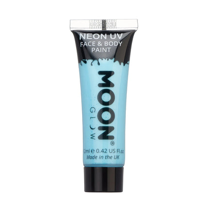 Moon Glow Pastel Neon UV Ansiktsfärg Pastellblå 12ml