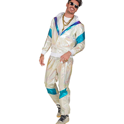 Neon 80S Träningsoverall Felaktig pärla