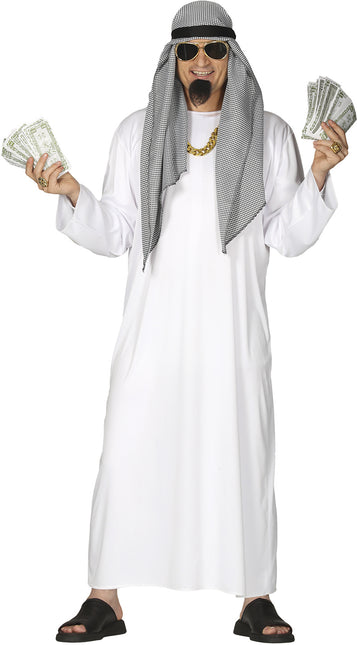 Sheikh Arab Kostym Män