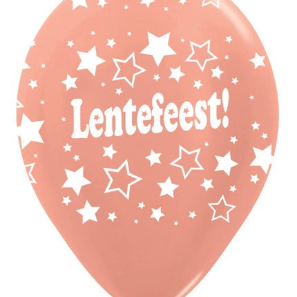 Ballonger Vår Party Stjärnor Roséguld 25st