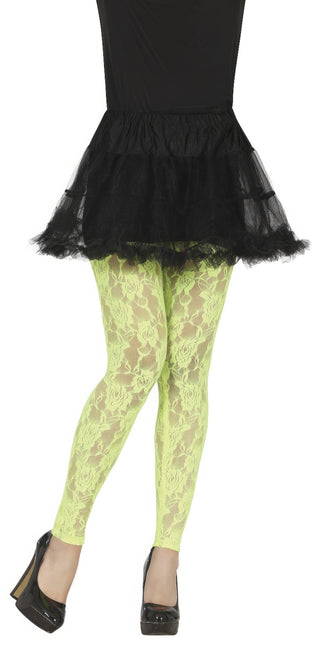 Gula strumpbyxor Ladies Lace