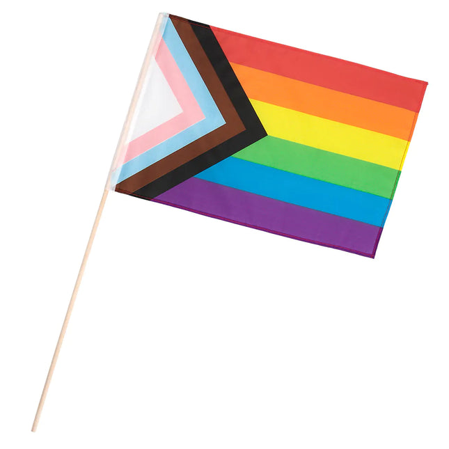 Vågflagga Pride 30cm