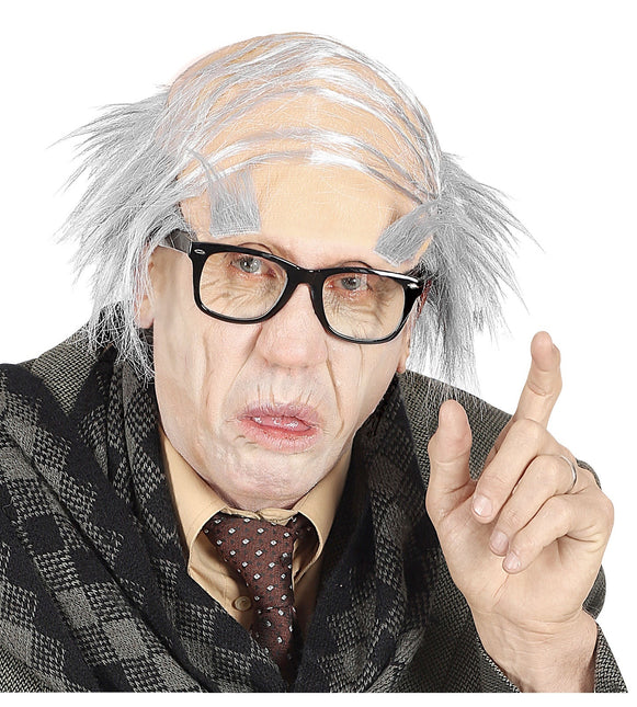 Peruk gammal man med ögonbryn