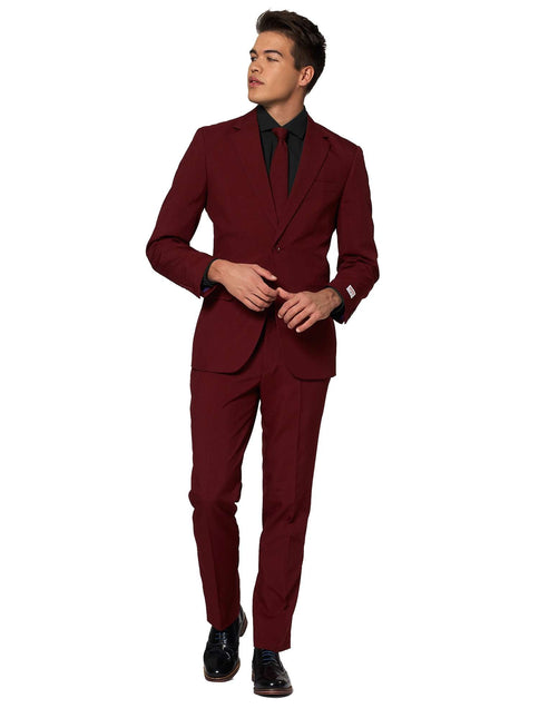 Bordeaux röd kostym herr <tc>OppoSuits</tc>