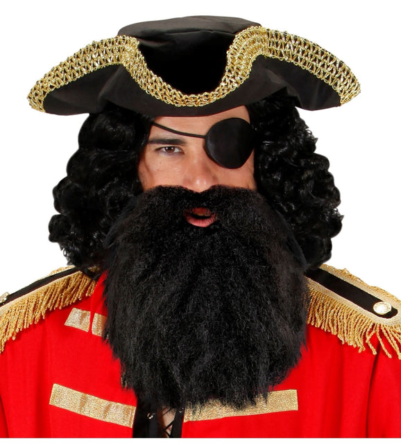 Caveman Fake Beard Svart