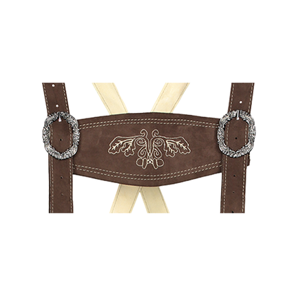 Mörkbruna läderbyxor för män